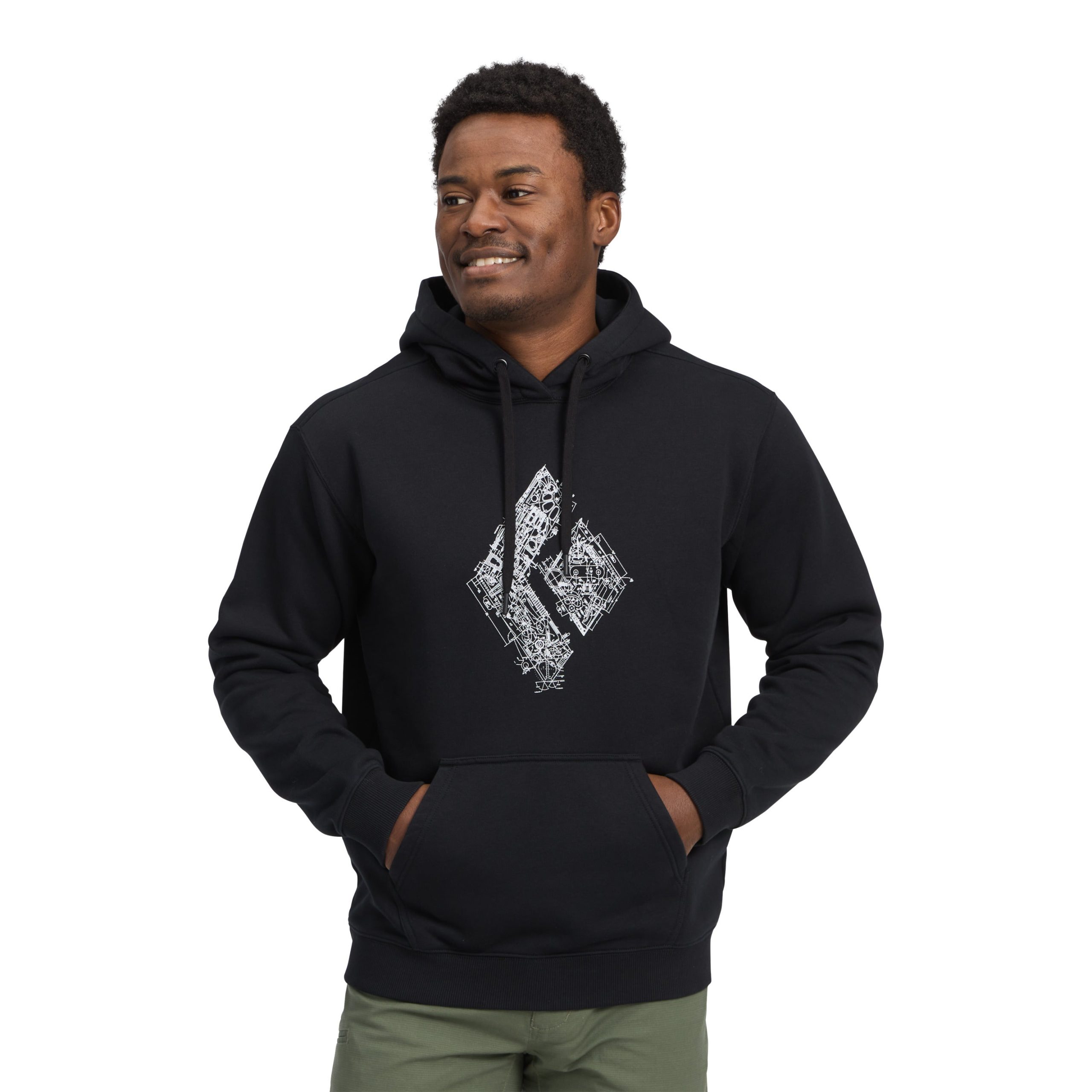 Men's Engineered Diamond Pullover Hoody - Image 11