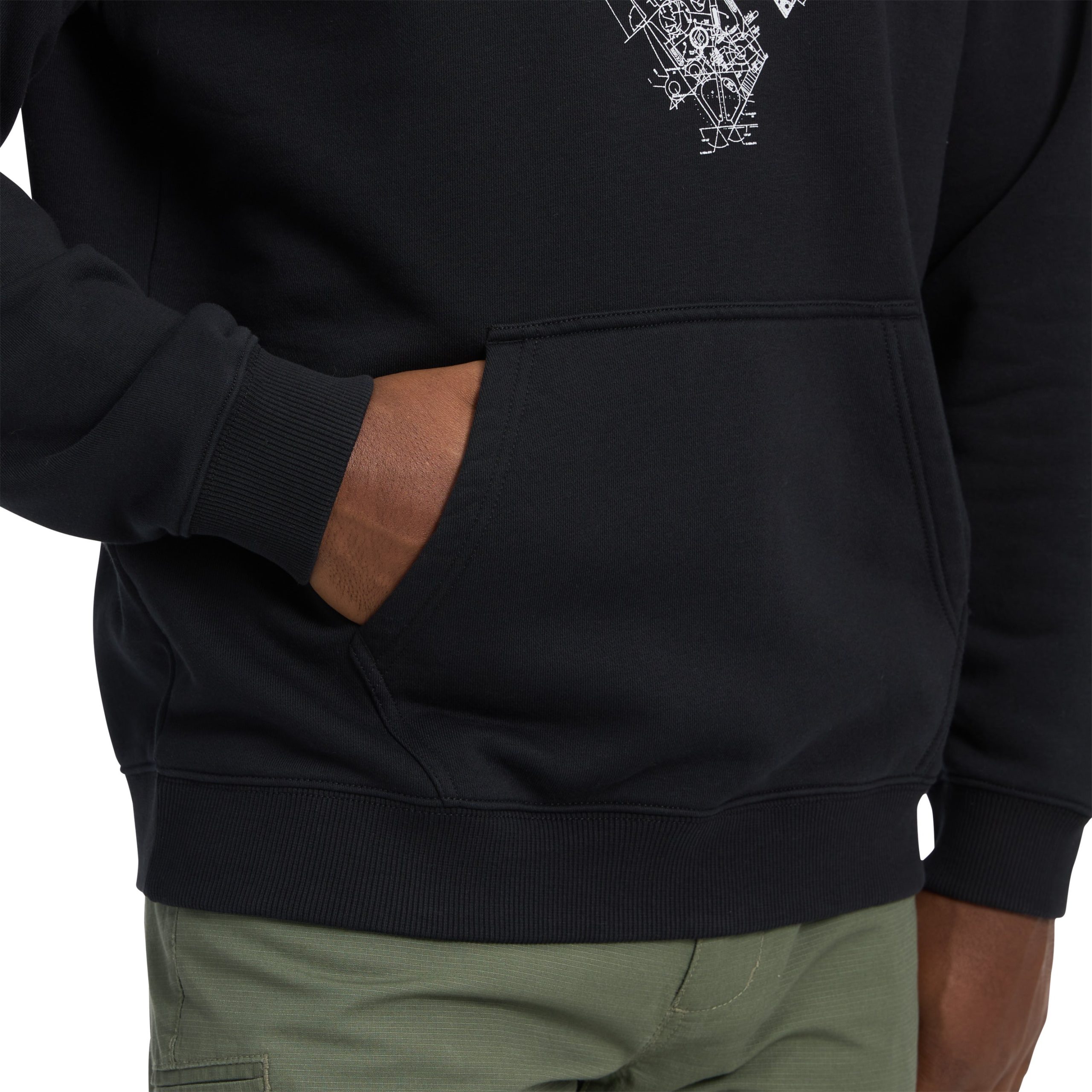 Men's Engineered Diamond Pullover Hoody - Image 15