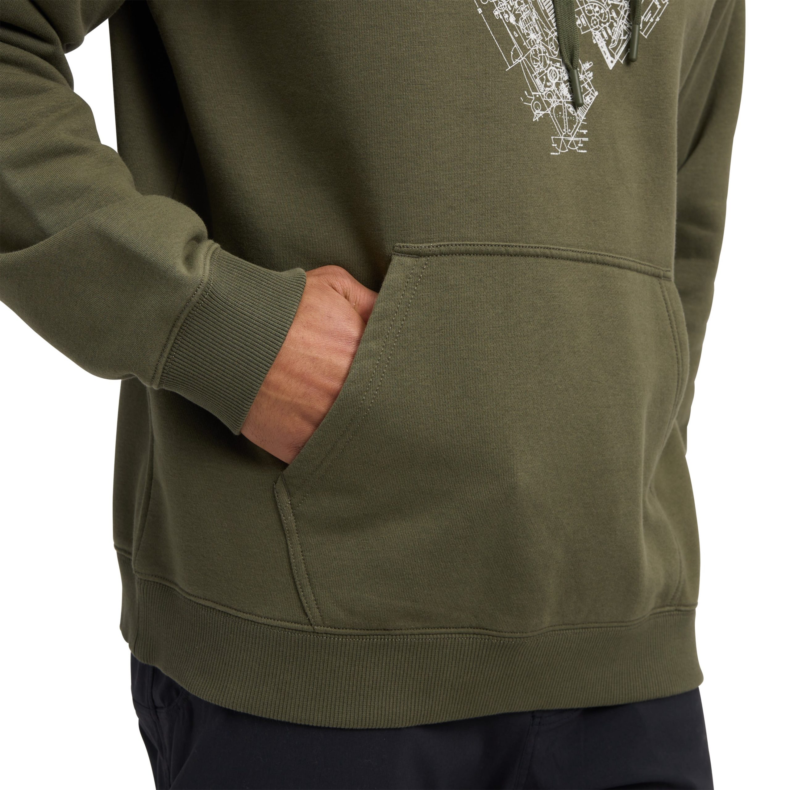 Men's Engineered Diamond Pullover Hoody - Image 5