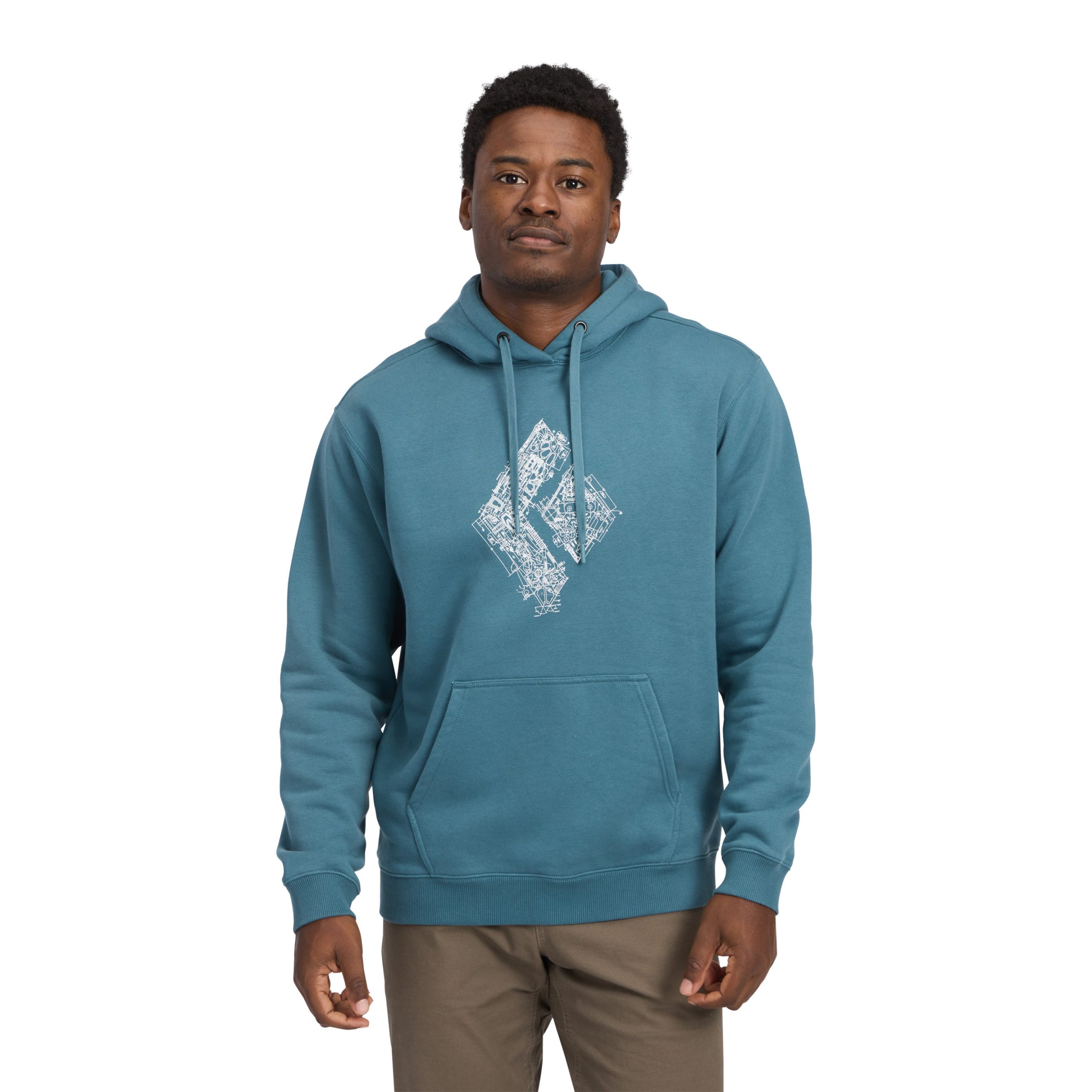 Men's Engineered Diamond Pullover Hoody - Image 6