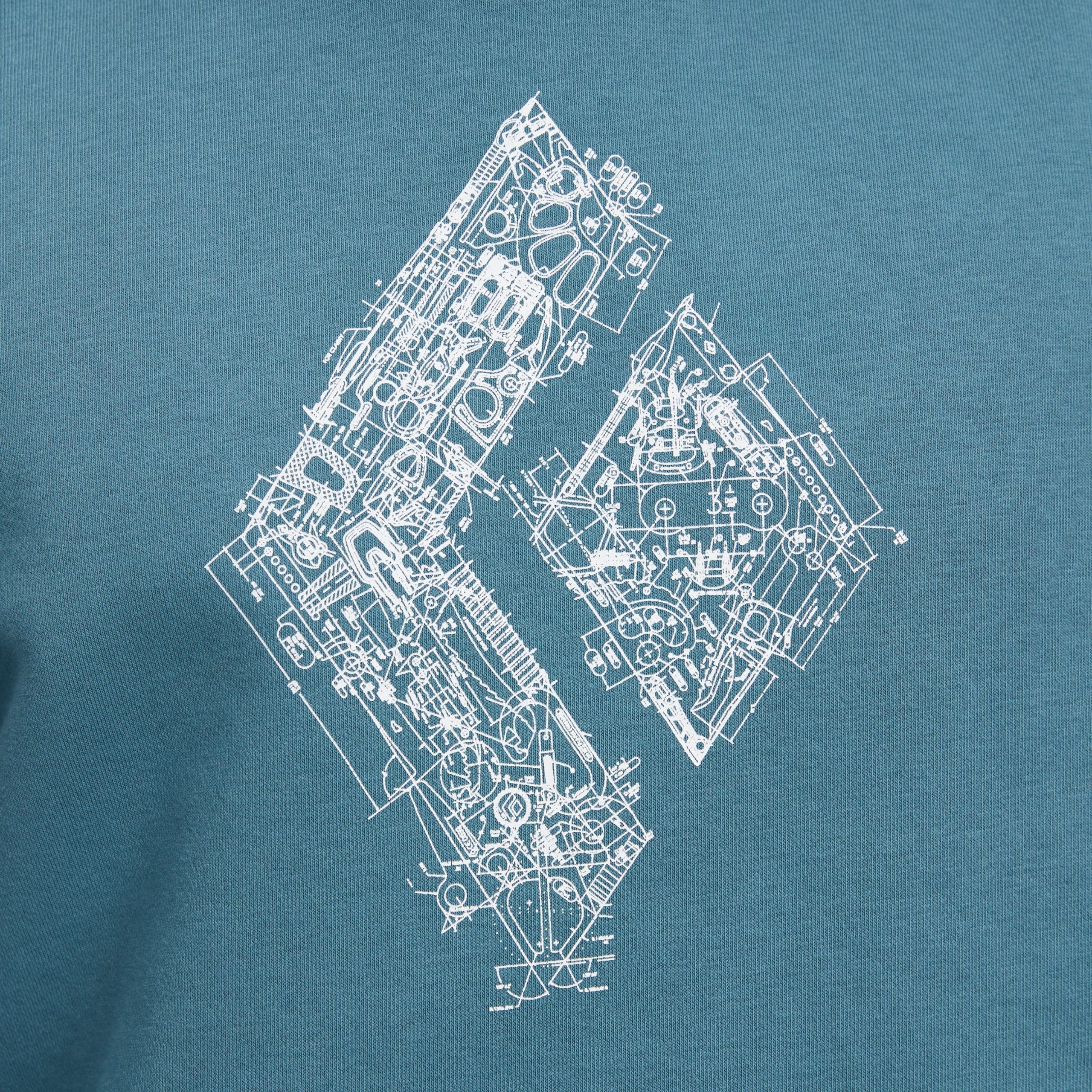 Men's Engineered Diamond Pullover Hoody - Image 9