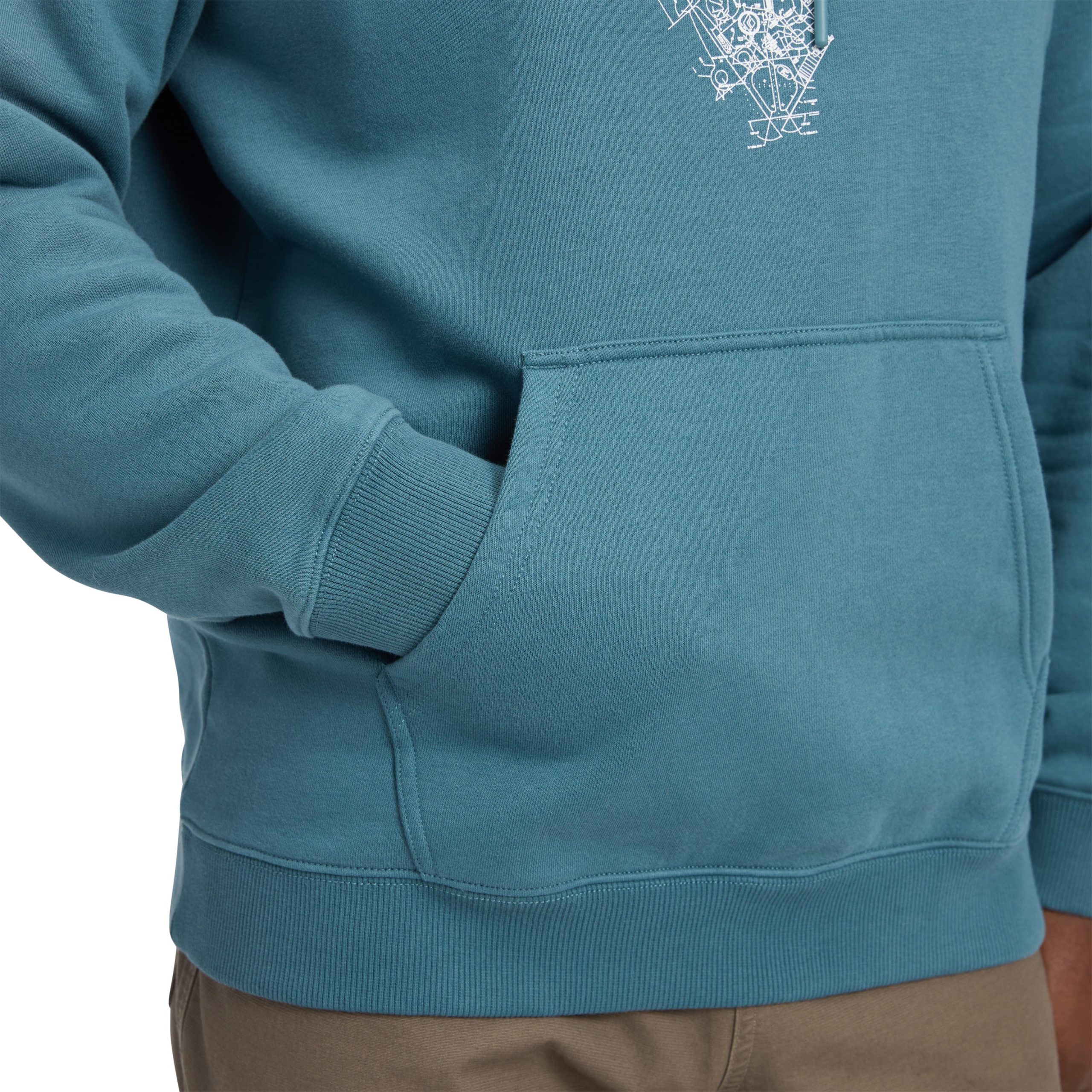 Men's Engineered Diamond Pullover Hoody - Image 10